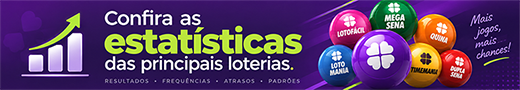 Confira as estatísticas das principais loterias